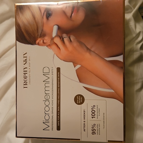 Trophy Skin Microderm MD Home Microdermabrasion System New Sealed Exfoli…